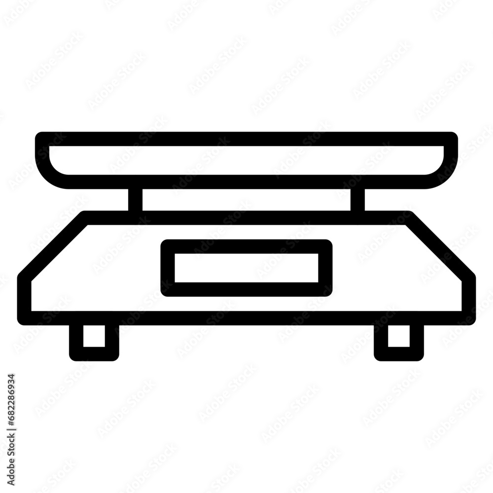 Scale Line Icon Scale Line Icon