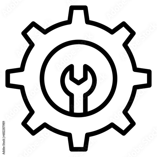 Repair Line Icon