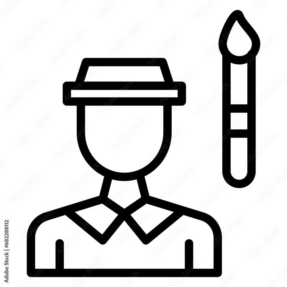Art Director Line Icon Art Director Line Icon