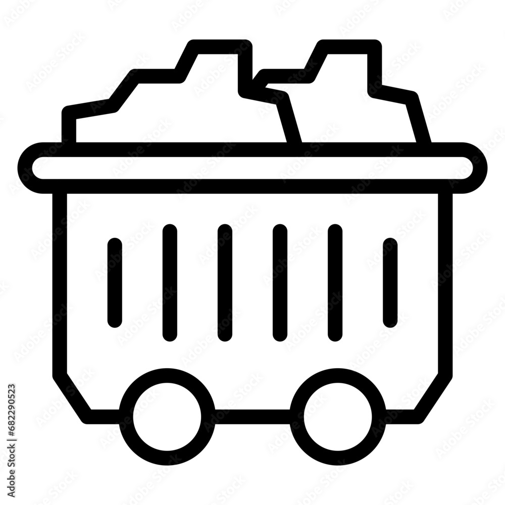 Charcoal Line Icon Charcoal Line Icon