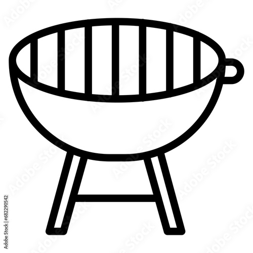 Grill Line Icon
