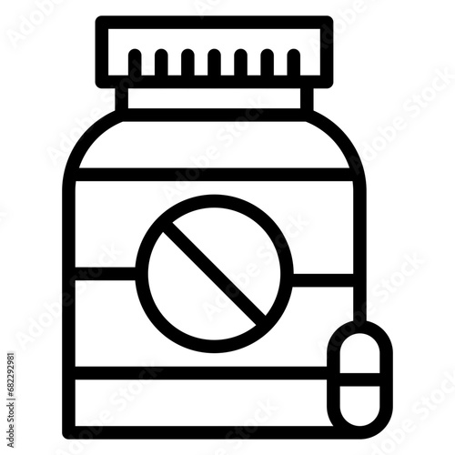 Antidepressants Line Icon