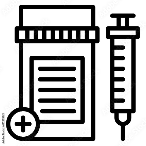 Opioids Line Icon
