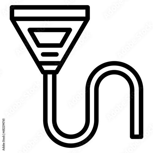 Beer Bong Line Icon