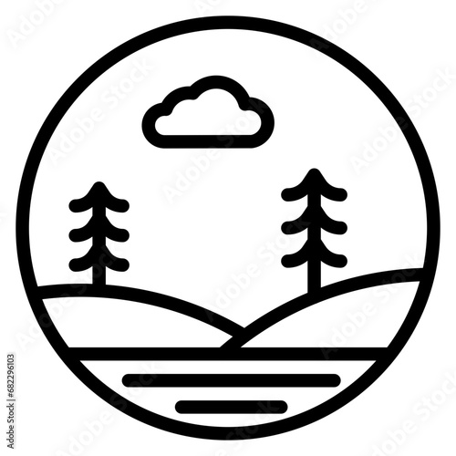 Tundra Line Icon