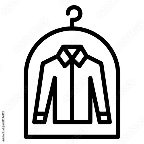 Dry Clean Line Icon