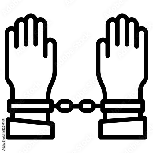 Slavery Line Icon