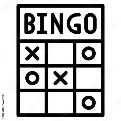 Bingo Line Icon