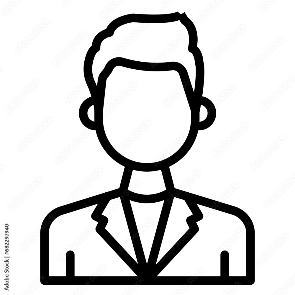 Man Line Icon Man Line Icon