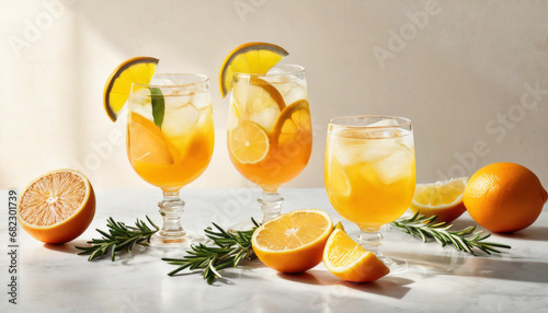 Citrus Refresh: Lemon and Orange Infused Water
