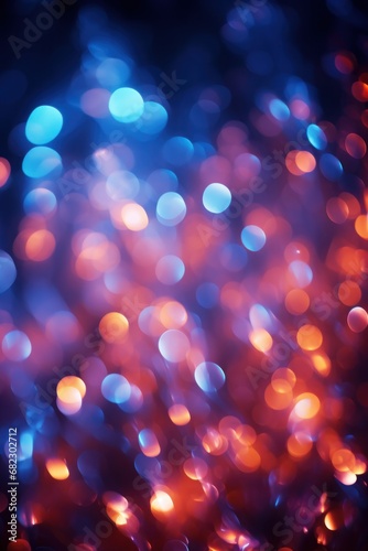 abstract background features a blurred pattern of colorful lights that can create a calming