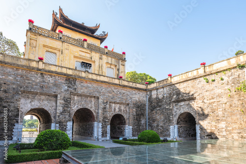 Imperial Citadel of Thang Long located in the centre of Hanoi, Vietnam.