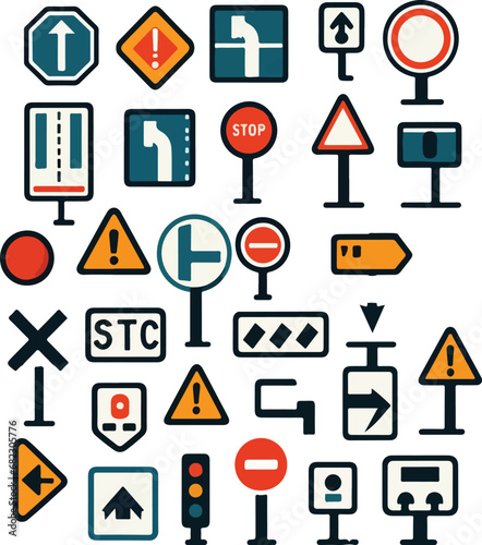 set of icons