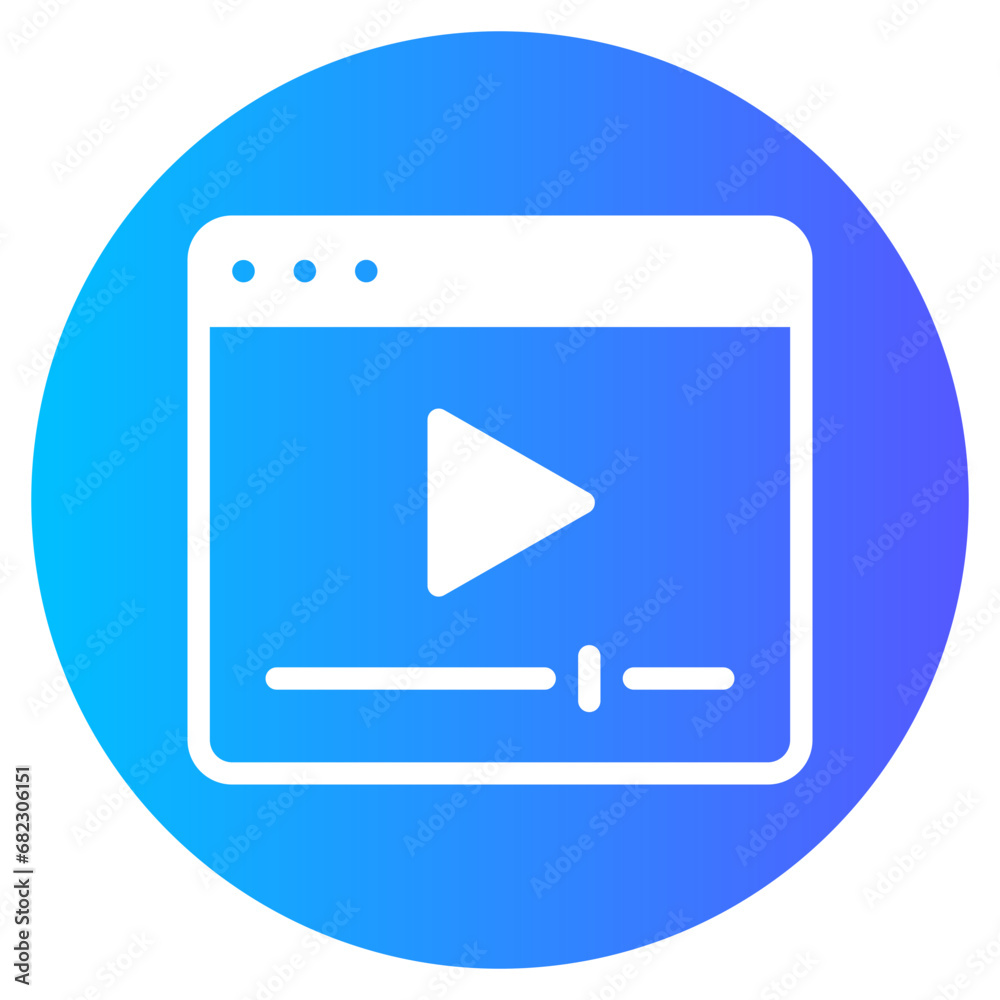 video gradient icon video gradient icon