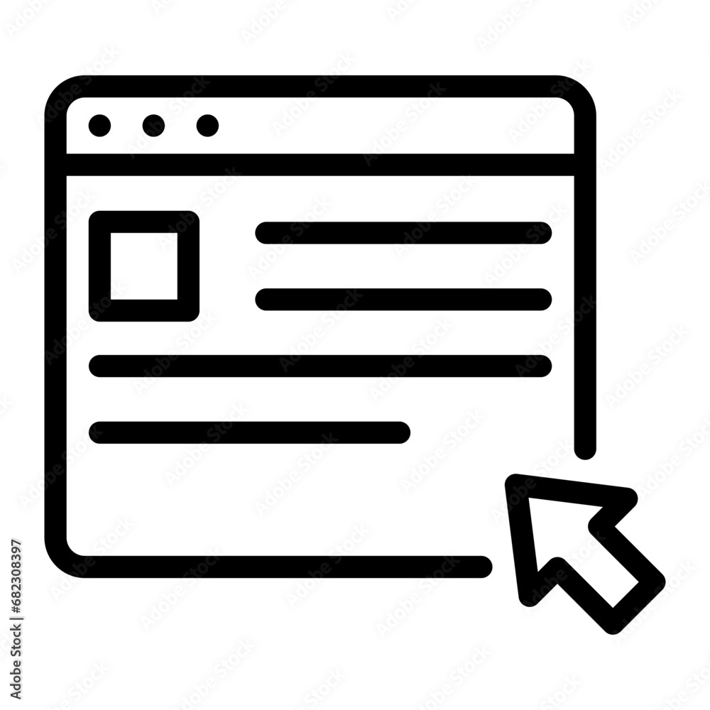 website line icon website line icon