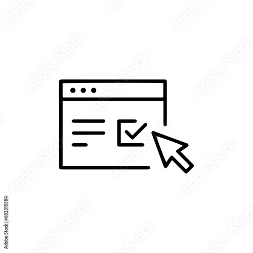 Survey Icon vector design © med