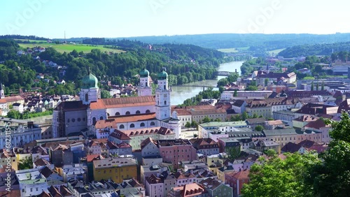 Blick über Passau, Bayern, Deutschland  photo