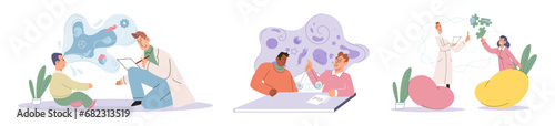 Hypnosis vector illustration. Relaxation techniques are utilized in practice hypnosis Psychological factors play significant role in effectiveness hypnosis can help individuals overcome