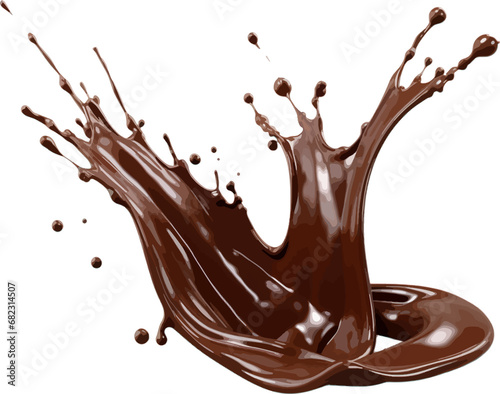 Chocolate splash clip art