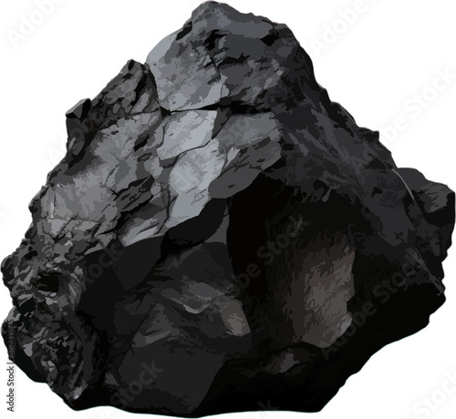 Coal stone clip art