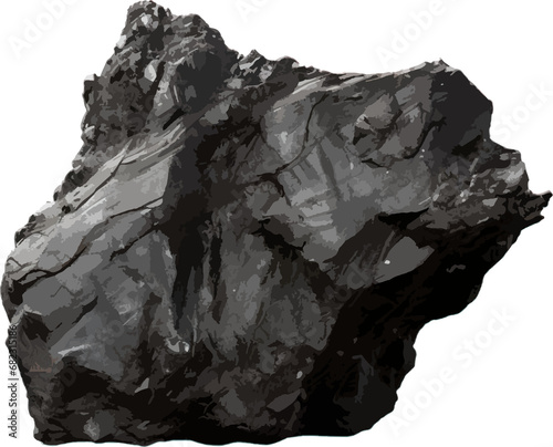 Coal stone clip art © Diana