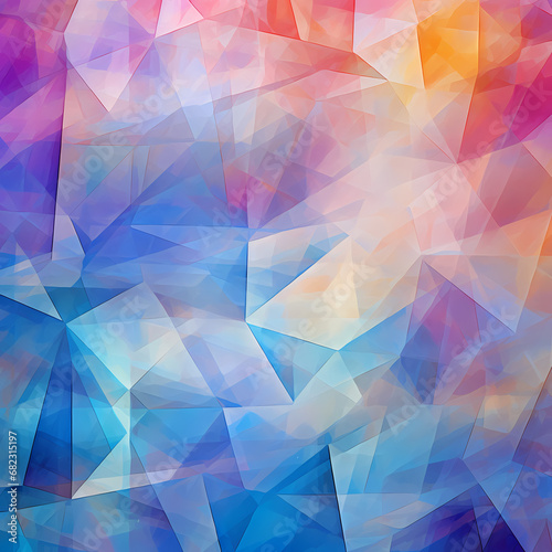 abstract prism-like patterns representing a celestial waltz