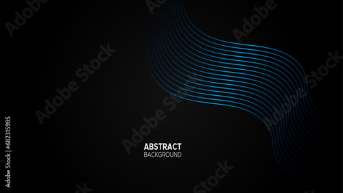 bstract technology style metallic blue shiny color black frame layout modern tech design background, dark metal texture. Modern futuristic concept for promotion, social media. Vector illustration