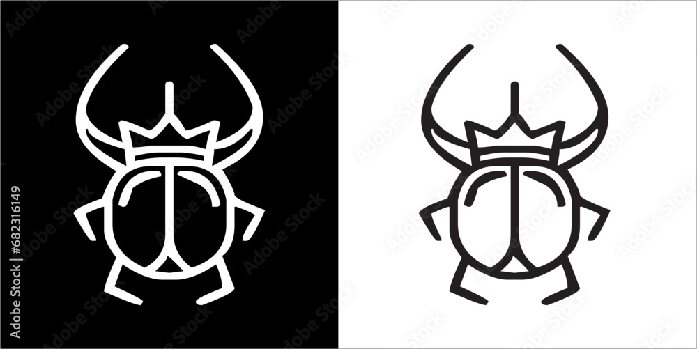 Illustration vector graphics of insect icon Illustration vector graphics of insect icon