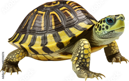 Cute baby turtle clip art