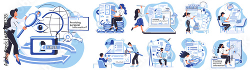 Financial audit vector illustration. Investigations provide valuable insights for strategic financial planning, unlocking potential Financial audits promote transparency within corporations