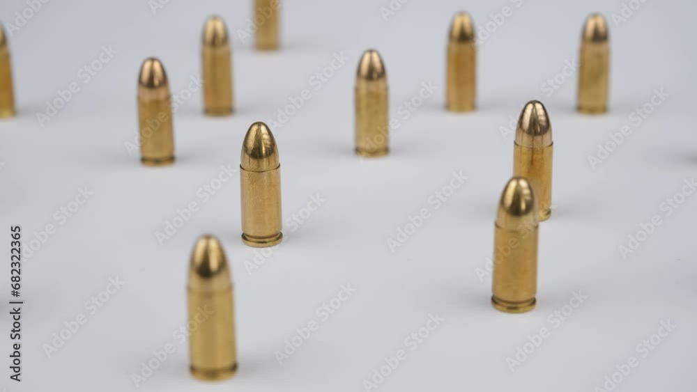 bullets on white bullets on white