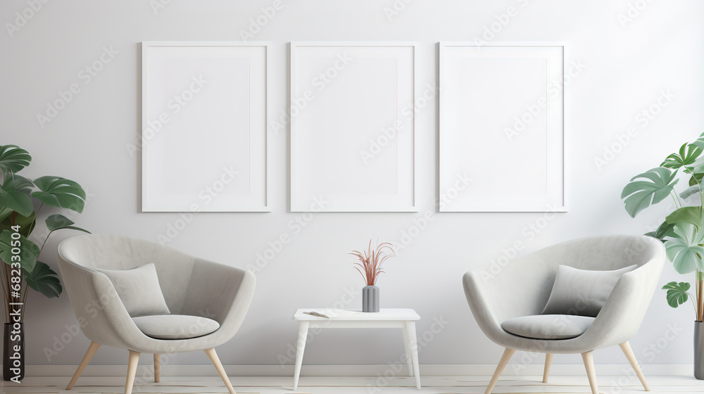 White living room White living room