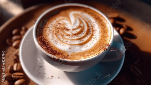cup of cappuccino