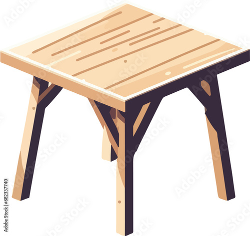 wooden table