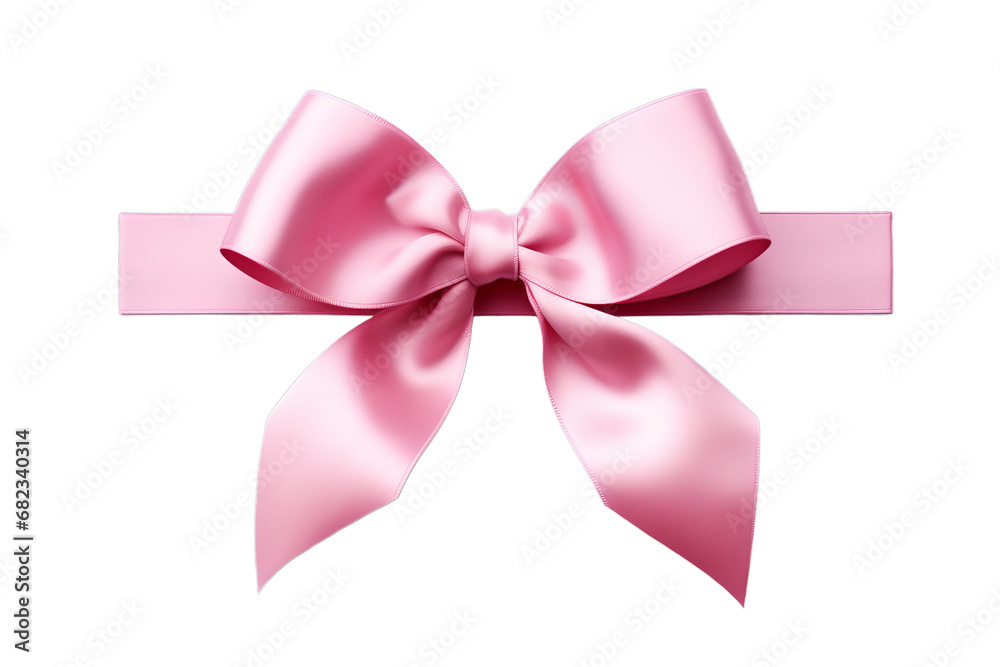 Pink Bow isolated on Transparent background Pink Bow isolated on Transparent background