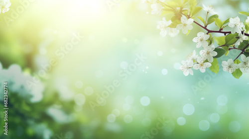 Spring abstract background for presentation  © SixthSense