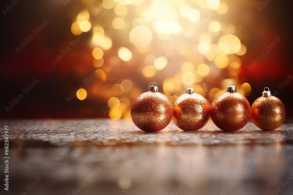 Fototapeta premium golden christmas background