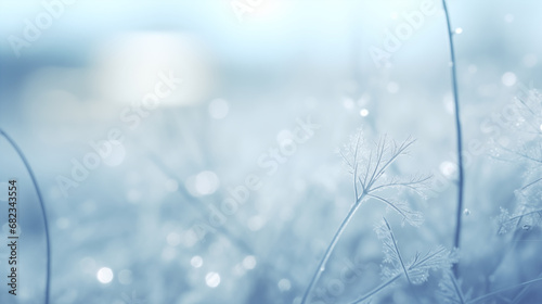 Winter abstract background for presentation 