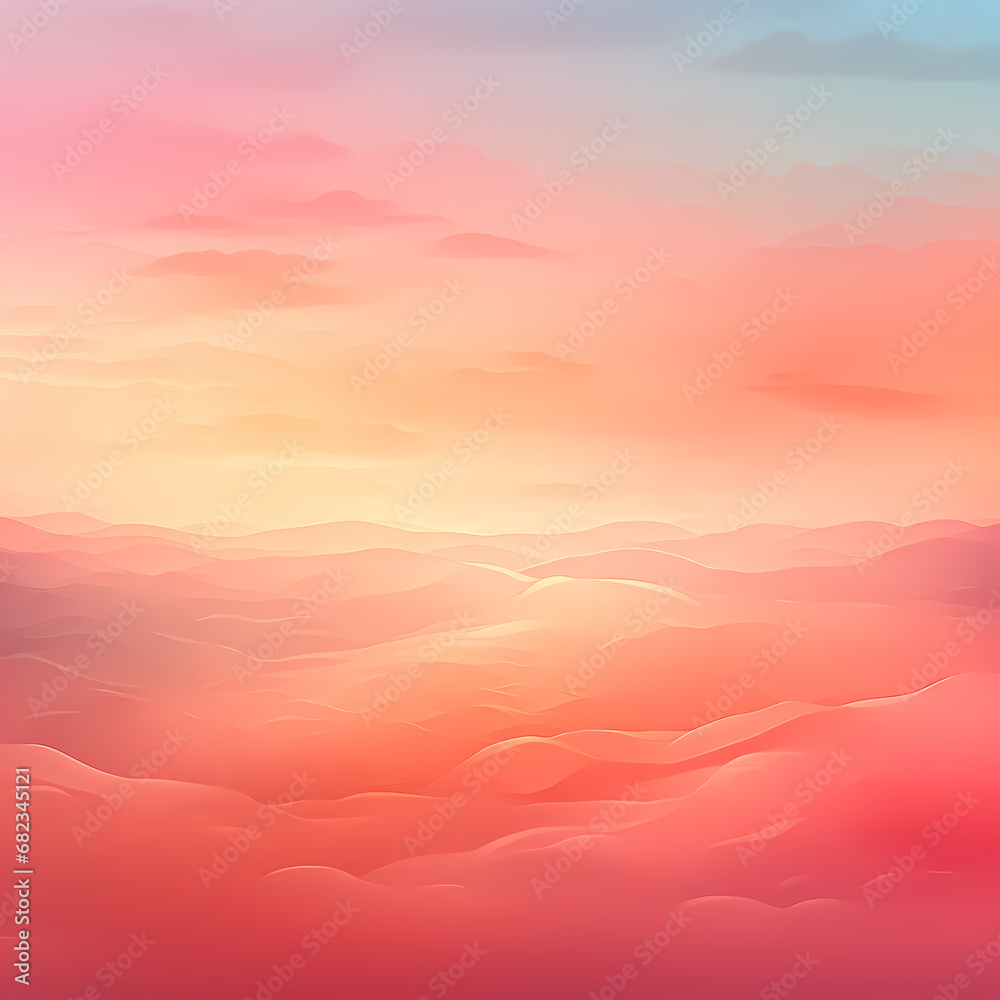a soft gradient resembling a coral-colored sunset 