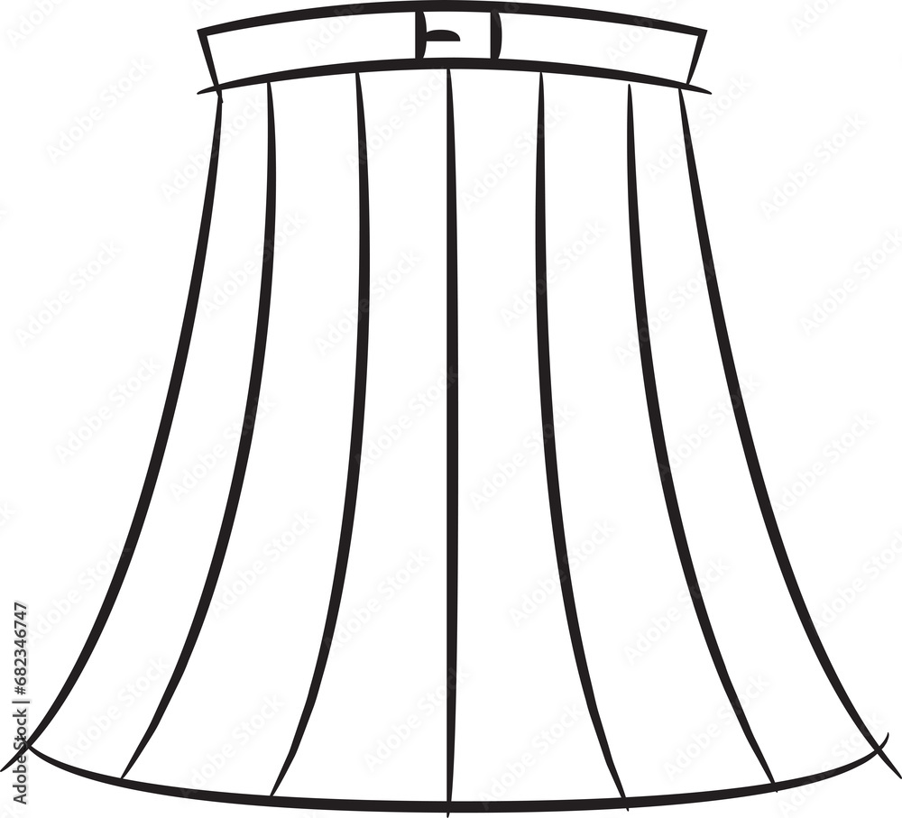 Skirt Sketch Illustration Skirt Sketch Illustration