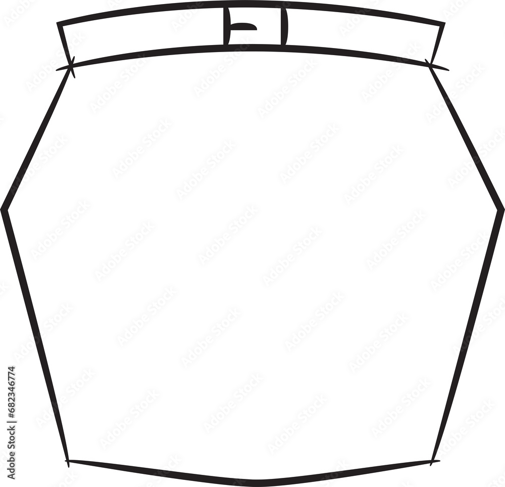 Skirt Sketch Illustration Skirt Sketch Illustration