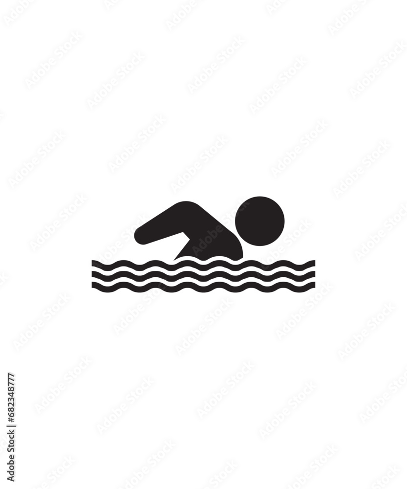 swimming icon, vector best flat icon. swimming icon, vector best flat icon.