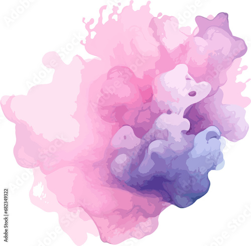 Watercolor blob clip art