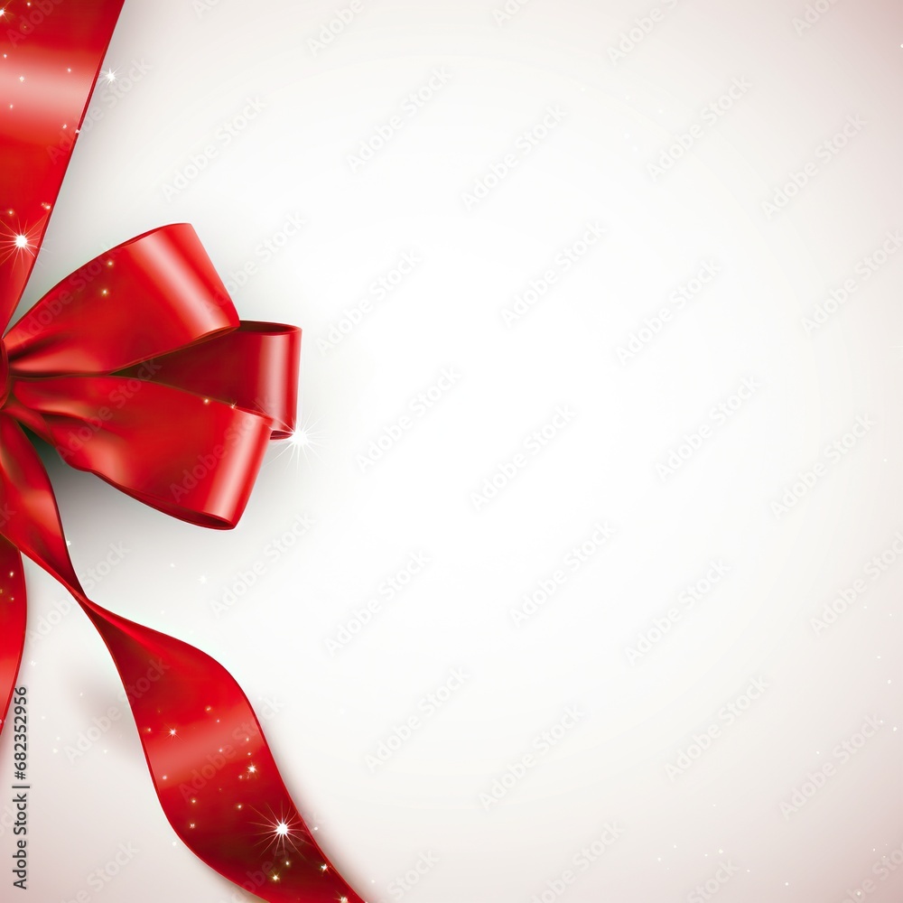 Obraz premium christmas background with red bow