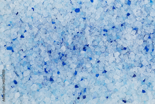 Pure silica gel cat litter background texture