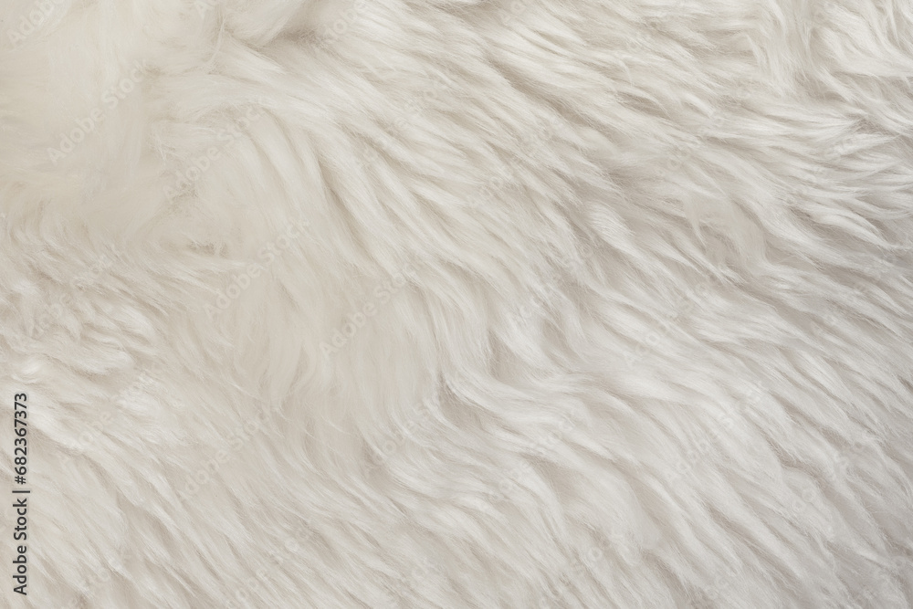 White natural fur background texture. wool close up - obrazy, fototapety, plakaty 