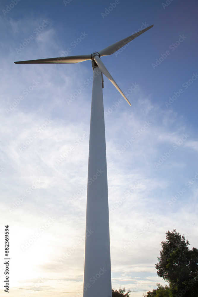 Panoramic views of the wind farm produces electricity from wind power.
Panoramic views of the wind farm produces electricity from wind power.