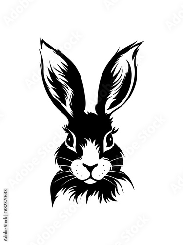 Vector set of rabbit t isolated on a white background 