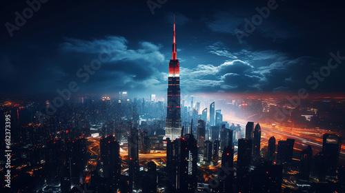 Dubai at night © Peter