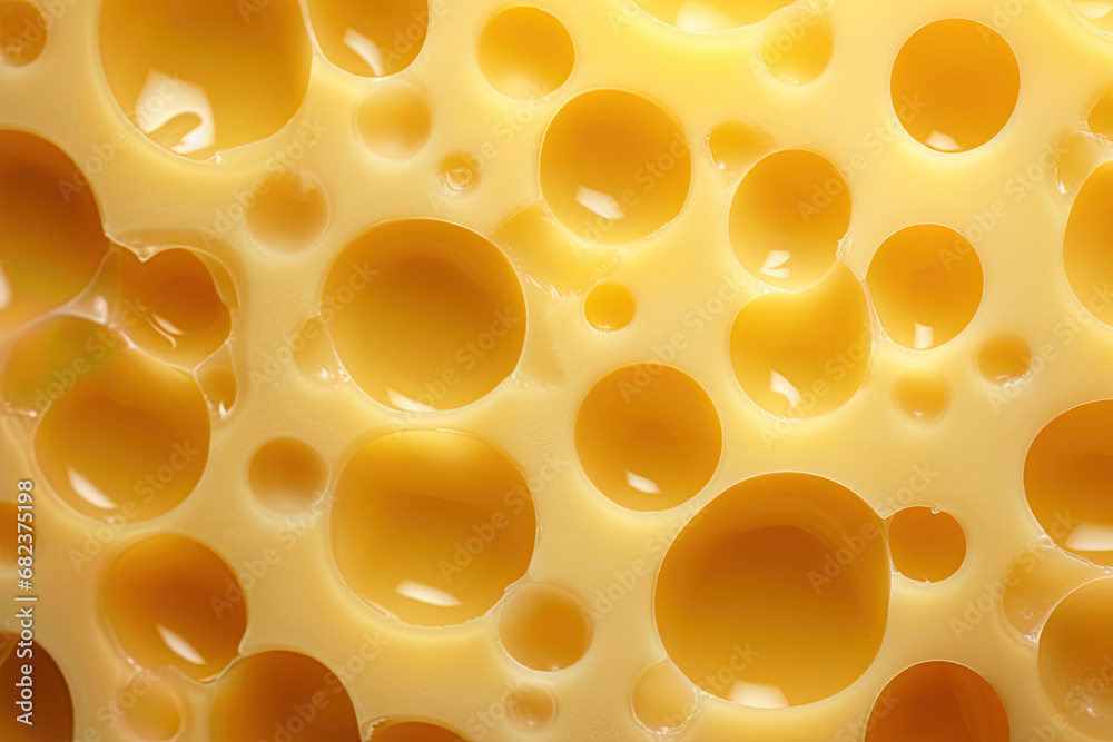 Swiss cheese background texture. Ai Generative Swiss cheese background texture. Ai Generative